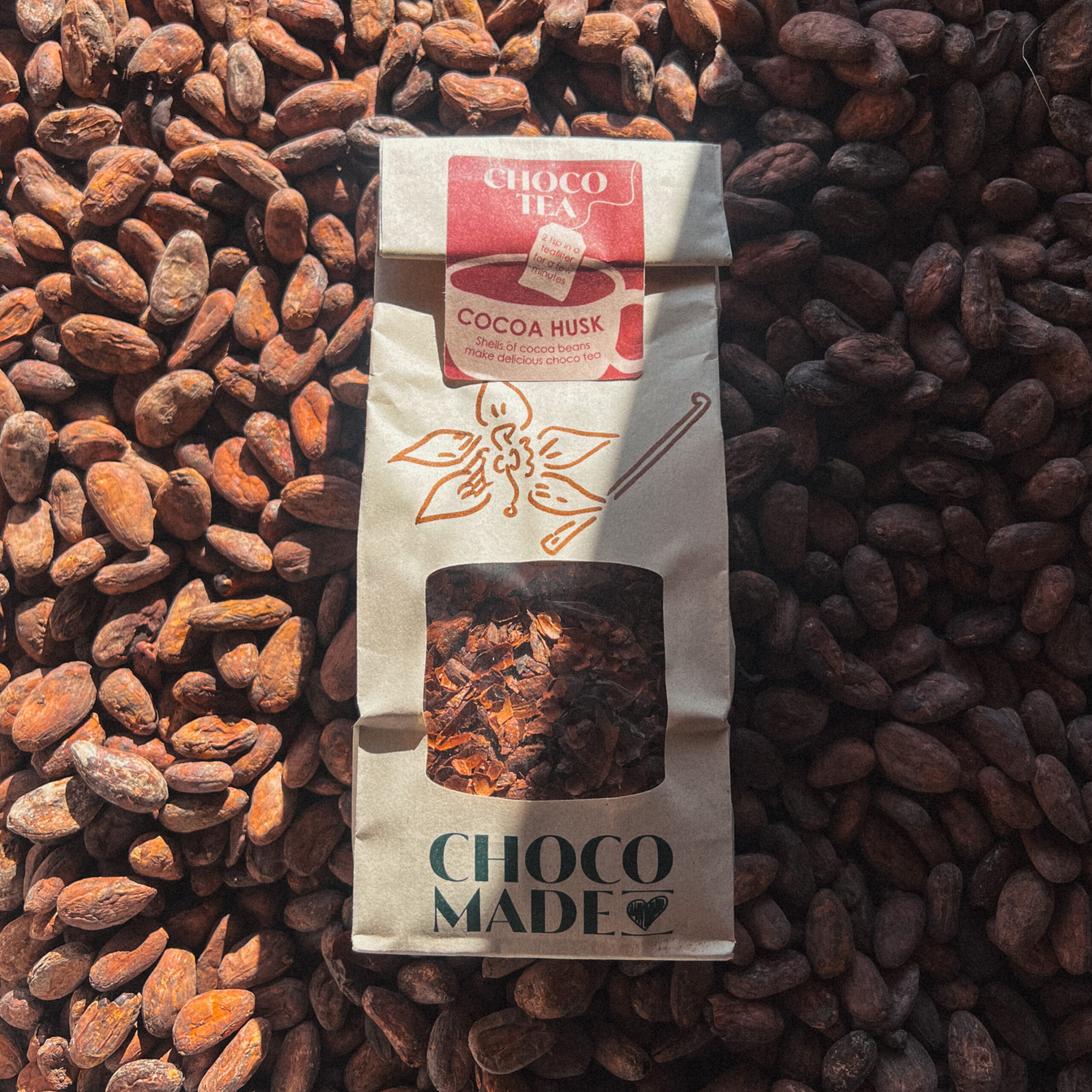 Cacao thee met vanille